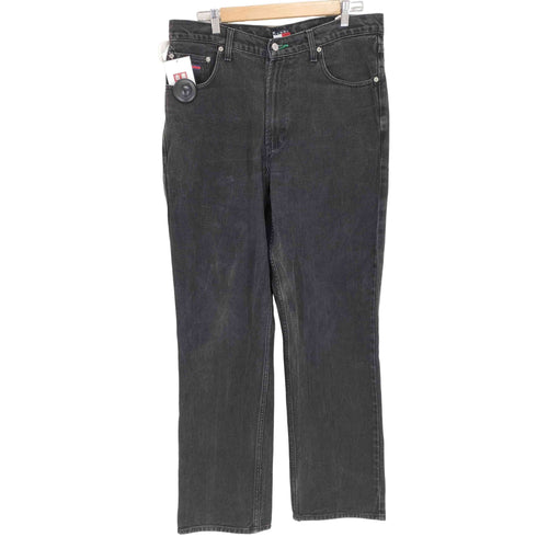 トミージーンズ tommy jeans ブラックバギーデニム メンズ 36/34