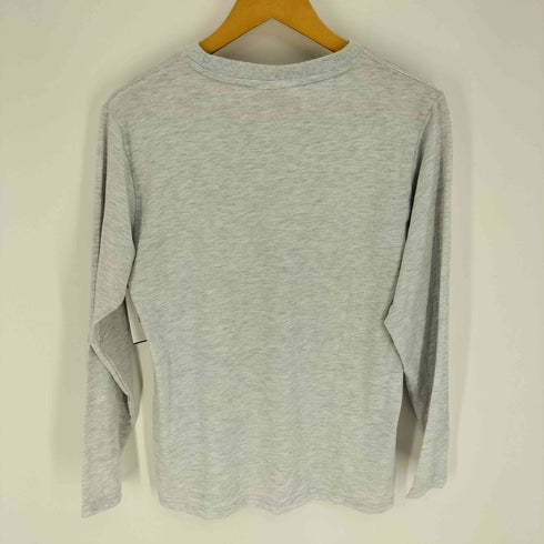 CALIFORNIA SANTA キャラクター スケボー 犬 タヌキ 3Dプリント L/S クルーネック Tシャツ メンズ import:M