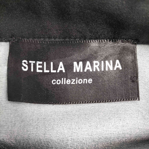 ステラマリアコレツィオーネ stella marina collezione グラフィック半袖シャツワンピース レディース