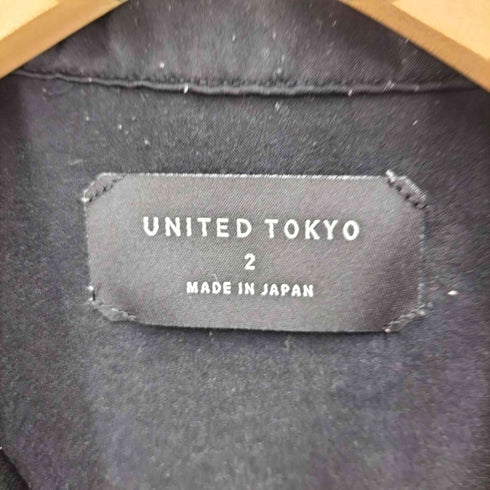 ユナイテッドトウキョウ UNITED TOKYO スエードサテンオープンカラーシャツ メンズ JPN:2