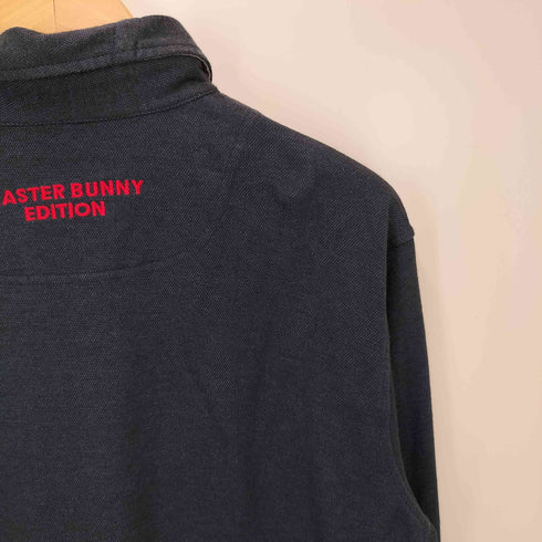 マスターバニーエディション MASTER BUNNY EDITION ワッペン ロゴ 刺繍 L/S ポロシャツ メンズ JPN:5