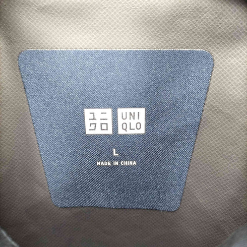 ユニクロ UNIQLO ブロックテックステンカラーコート メンズ JPN:L