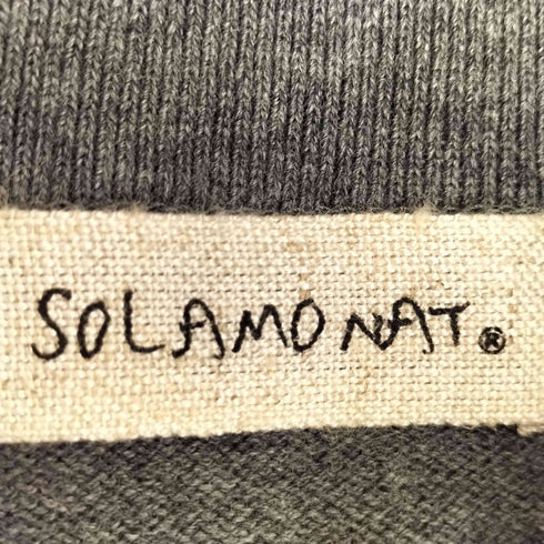 SOLAMONAT ペンネ天竺ショートプルオーバー長袖スウェット レディース FREE