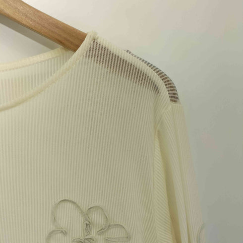 カスタネ Kastane 25SS フラワーコード刺繍シアーTOPS レディース FREE