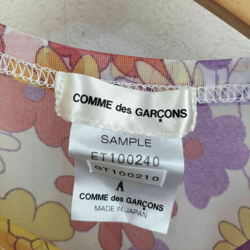 コムデギャルソン COMME des GARCONS 花柄 シアーシャツ レディース
