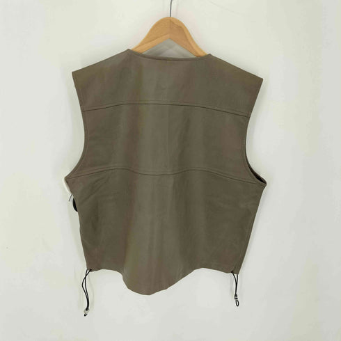 DIEMONDE レザージップベスト メンズ import:M