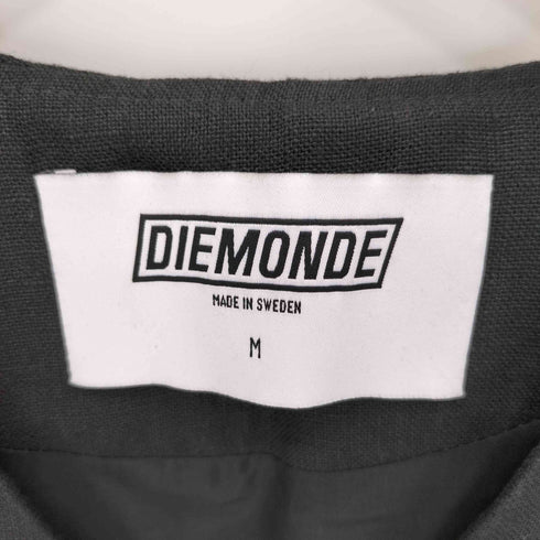 DIEMONDE リネンジップベスト メンズ import:M