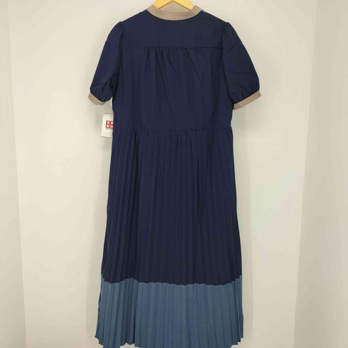 ソマリ SOMARI imagination 配色アコーディオンプリーツワンピース レディース 1