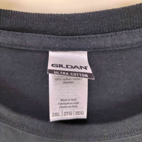 デスメタル ロゴ グラフィック プリント S/S Tシャツ メンズ import:XXL