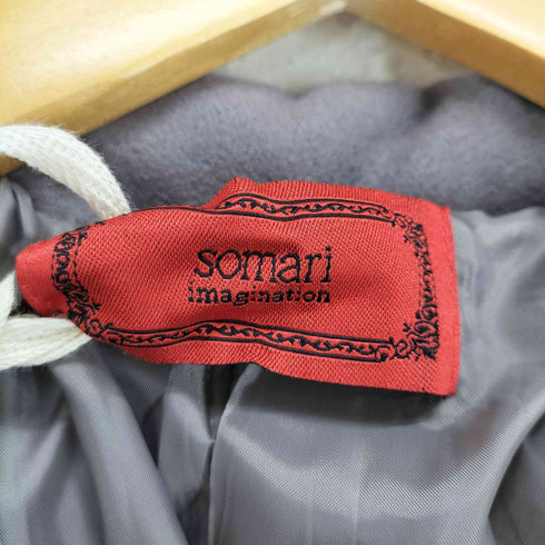 ソマリ SOMARI imagination 配色切替チェスターコート レディース 1