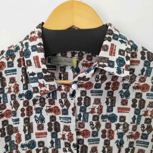 エメラルドモーテル EMERALD MOTEL 総柄シャツワンピース レディース