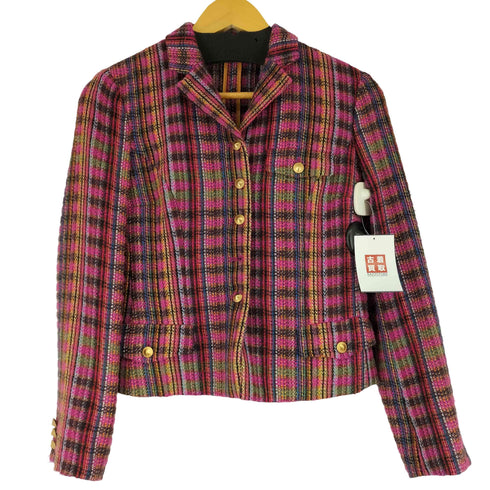 エトロ ETRO ツイードマルチカラーテーラードジャケット レディース 40