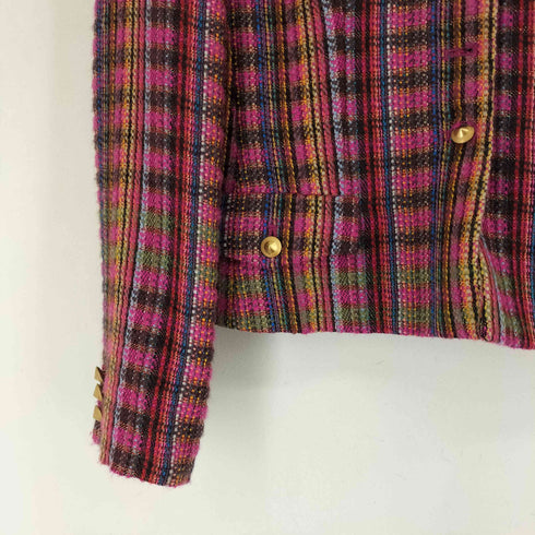 エトロ ETRO ツイードマルチカラーテーラードジャケット レディース 40