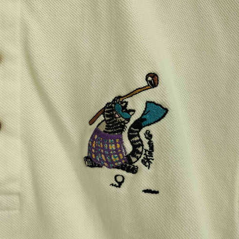 クレイジーシャツ CRAZY SHIRTS 80-90s 刺繍 ポロシャツ メンズ X=SMALL