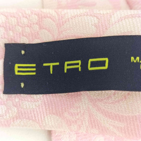 エトロ ETRO 花柄 シルク100 ネクタイ レディース