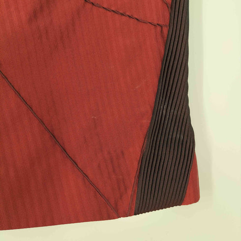 イッセイミヤケ ISSEY MIYAKE A-POC サイドプリーツ クレイジーパターン ドッキング ワンピース レディース JPN:2