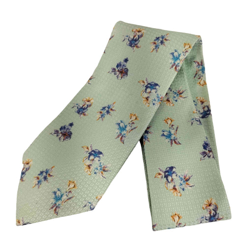 エトロ ETRO 花柄 シルク100 ネクタイ メンズ