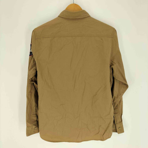 アルファインダストリーズ ALPHA INDUSTRIES USN AVIATION イーグルワッペン フラップポケット L/S ワーク シャツ メンズ import:L