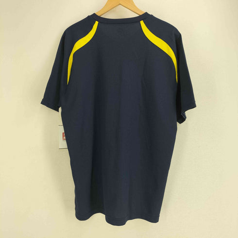 デサント descente カーブデザイン ロゴプリント ワッフルカットソー メンズ X0