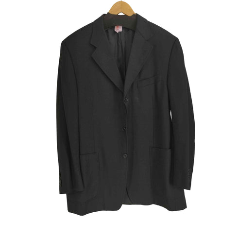 カナーリ CANALI イタリア製 ウールギャバ ワッフル地 3B テーラードジャケット メンズ 547