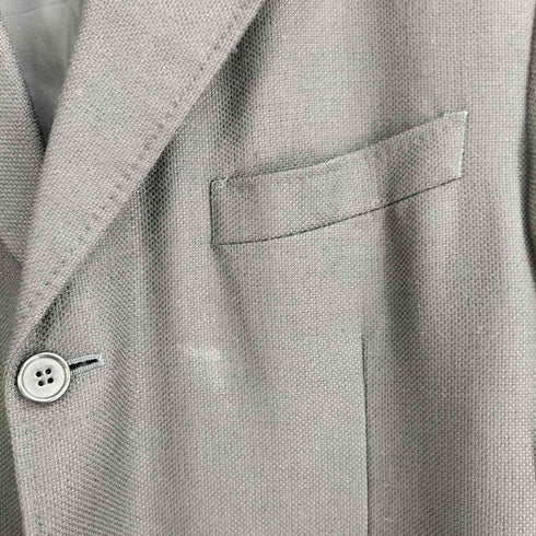 カナーリ CANALI イタリア製 ウールギャバ ワッフル地 3B テーラードジャケット メンズ 547