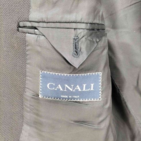 カナーリ CANALI イタリア製 ウールギャバ ワッフル地 3B テーラードジャケット メンズ 547