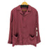 Yamamay シルクオープンカラーシャツ パジャマシャツ メンズ import:M