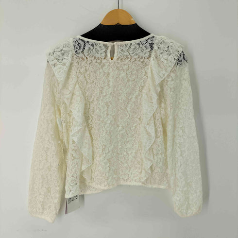 エージーバイアクアガール AG by aquagirl L/S フリルデザインレーストップス レディース JPN:M