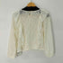 エージーバイアクアガール AG by aquagirl L/S フリルデザインレーストップス レディース JPN:M