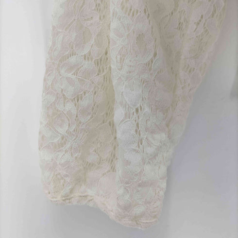 エージーバイアクアガール AG by aquagirl L/S フリルデザインレーストップス レディース JPN:M
