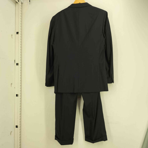 ブリオーニ BRIONI PALATINO ウールギャバ 段返り 3B テーラードジャケット TENSHI ウールギャバ 2タック センタープレススラックス セットアップ メンズ 52