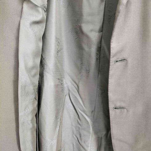 ブリオーニ BRIONI PALATINO ウールギャバ 段返り 3B テーラードジャケット TENSHI ウールギャバ 2タック センタープレススラックス セットアップ メンズ 52