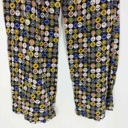 クラフトアンドバロー Croft&Barrow 00S 総柄 王冠 パジャマ パンツ レディース