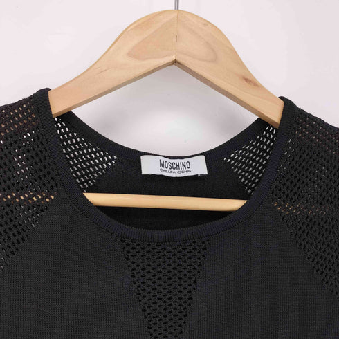 モスキーノ MOSCHINO cheapandchic イタリア製 メッシュワンピース レディース 38