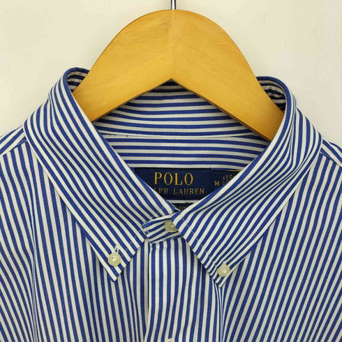 ポロラルフローレン POLO RALPH LAUREN ポニー刺繍 ストライプ ボタンダウンシャツ メンズ import:M