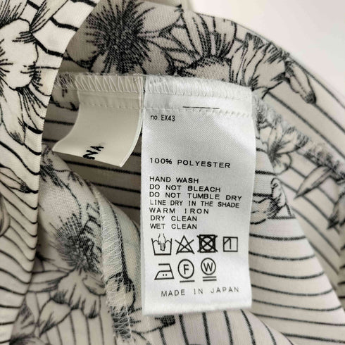 イエナ IENA 19SS ストライプ フラワー ノースリーブ シャツブ ラウス レディース FREE