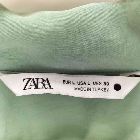 ザラ ZARA ロングシャツワンピース レディース import:L