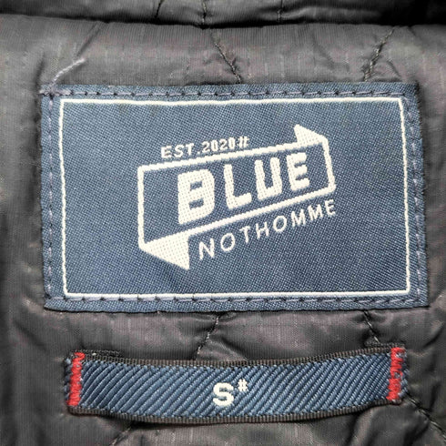 Nothomme BLUE バックロゴ刺繍 中綿ジャケット メンズ JPN:S