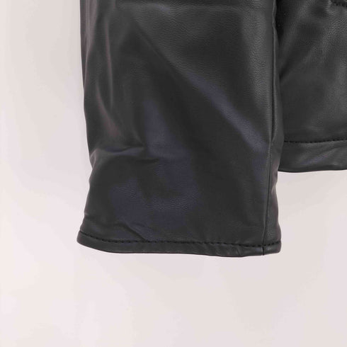 ユニクロ UNIQLO ネオレザーシングルライダースジャケット メンズ JPN:XL