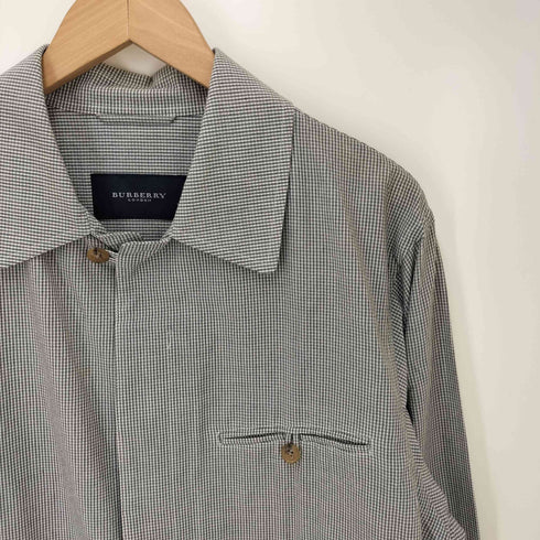 バーバリーロンドン BURBERRY LONDON オープンカラー チェック L/S シャツ ジャケット メンズ import:M