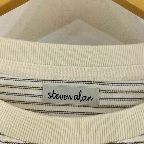 スティーブンアラン Steven Alan HI/TWST BORDER SHORT SLEEVE TEE -BOLD/Tシャツ メンズ JPN:XL