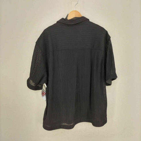 エイチアンドエム H&M ルーズフィット テクスチャード リゾート シャツ メンズ import:XL