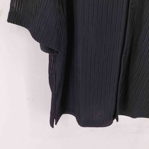 エイチアンドエム H&M ルーズフィット テクスチャード リゾート シャツ メンズ import:XL