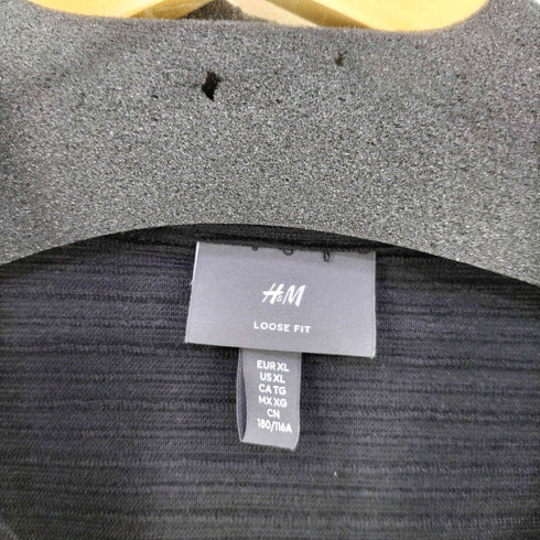 エイチアンドエム H&M ルーズフィット テクスチャード リゾート シャツ メンズ import:XL
