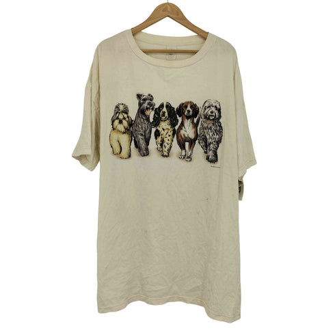 katz ドッグプリントTシャツ メンズ