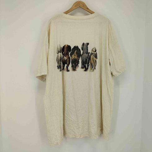 katz ドッグプリントTシャツ メンズ