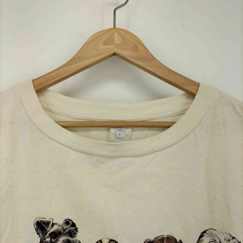 katz ドッグプリントTシャツ メンズ
