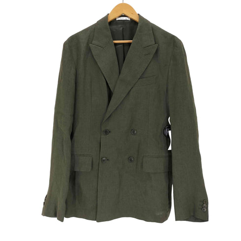 ザラ ZARA 100%リネンスーツブレザー メンズ import:M