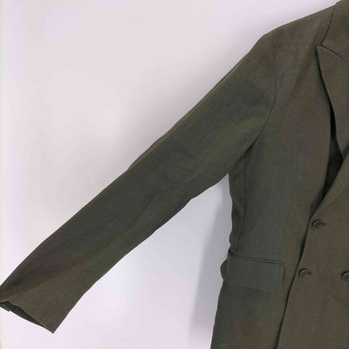 ザラ ZARA 100%リネンスーツブレザー メンズ import:M