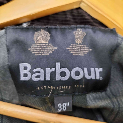 バブアー Barbour 22AW BURGHLEY オーバーサイズ オイルドコート メンズ 38